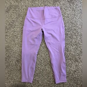 NWOT Lululemon Wunder Under HR Tight 25" -Wisteria Purple (Dusty Purple) Size 14